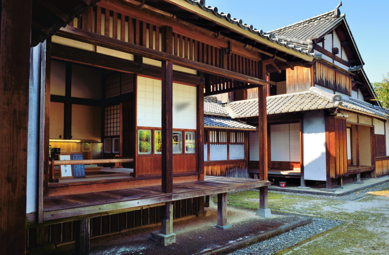 Preserved samurai residence and garden in Sakura City